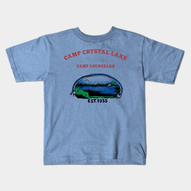 Camp Counselor Kids T-Shirt by Dark Planet Tees